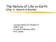 The Nature of Life on Earth (Chap. 5 - Bennett PowerPoint PPT Presentation