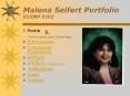 Malena Seifert Portfolio ECOMP 6102 PowerPoint PPT Presentation