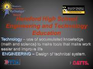Hereford High School Engineering and Technology Education