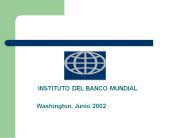 INSTITUTO DEL BANCO MUNDIAL