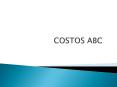 COSTOS ABC PowerPoint PPT Presentation