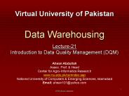 Data Warehousing
