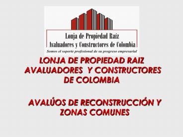 LONJA DE PROPIEDAD RAIZ