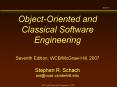 Object-Oriented and Classical Software Engineering  Seventh Edition, WCB/McGraw-Hill, 2007 Stephen R. Schach srs@vuse.vanderbilt.edu PowerPoint PPT Presentation