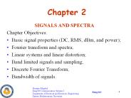 SIGNALS AND SPECTRA