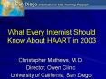 What Every Internist Should Know about HAART PowerPoint PPT Presentation