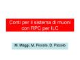 Conti per il sistema di muoni con RPC per ILC PowerPoint PPT Presentation