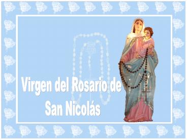 Virgen del Rosario de
