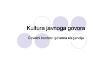 Kultura javnoga govora
