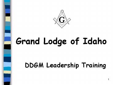 Grand Lodge of Idaho