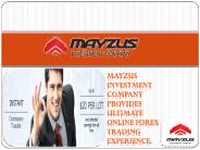 Start Forex Trading with Mayzus and Get Bonus !