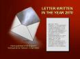 LETTER WRITTEN PowerPoint PPT Presentation