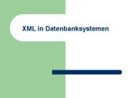 XML in Datenbanksystemen