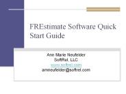 FREstimate Software Quick Start Guide