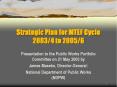 Strategic Plan for MTEF Cycle 2003/4 to 2005/6 PowerPoint PPT Presentation