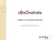 cBizOneIndia