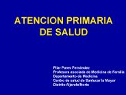 ATENCION PRIMARIA DE SALUD