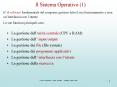 Il Sistema Operativo (1) PowerPoint PPT Presentation