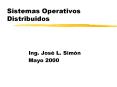 Sistemas Operativos Distribuidos PowerPoint PPT Presentation