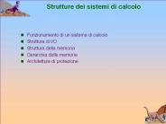 Strutture dei sistemi di calcolo