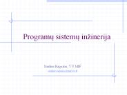 Programu sistemu in