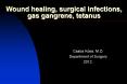 Wound healing, surgical infections, gas gangrene, tetanus PowerPoint PPT Presentation