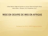 Mise en oeuvre de IMIS EN AFRIQUE