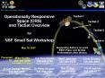 Operationally Responsive Space (ORS) and TacSat Overview for  NSF Small Sat Workshop PowerPoint PPT Presentation