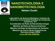 NANOTECNOLOGIA E NANOBIOTECNOLOGIA