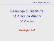 Lois H. Berger, G.G., NAJA