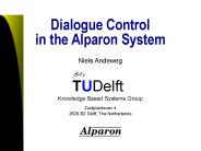 Dialogue Control in the Alparon System