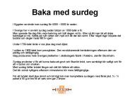 Baka med surdeg