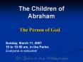 The Children of Abraham PowerPoint PPT Presentation