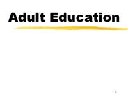 Adult Education