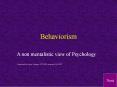 Behaviorism PowerPoint PPT Presentation