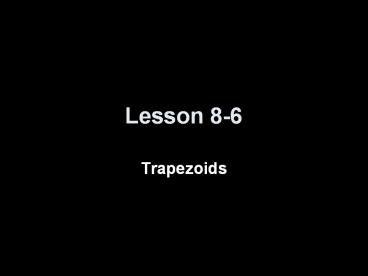 Trapezoids