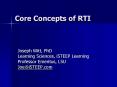Core Concepts of RTI PowerPoint PPT Presentation
