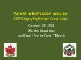 Parent Information Session 2137 Calgary Highlander Cadet Corps PowerPoint PPT Presentation