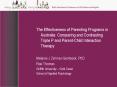 The Effectiveness of Parenting Programs in Australia: Comparing and Contrasting  Triple P and Parent-Child Interaction Therapy PowerPoint PPT Presentation