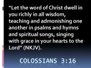 Colossians 3:16