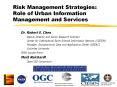 Risk Management Strategies: Role of Urban Information Management and Services PowerPoint PPT Presentation