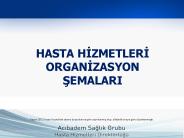 HASTA HIZMETLERI ORGANIZASYON SEMALARI
