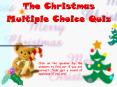 The Christmas Multiple Choice Quiz PowerPoint PPT Presentation