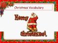 Christmas Vocabulary PowerPoint PPT Presentation