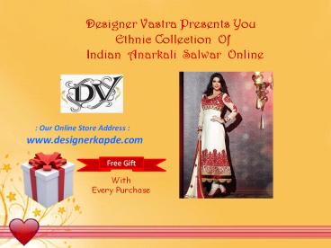 Own An Anarkali Now!!