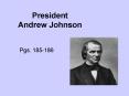 President Andrew Johnson PowerPoint PPT Presentation
