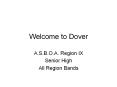 Welcome to Dover PowerPoint PPT Presentation
