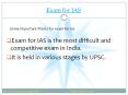 Best Preparation for Exam for IAS PowerPoint PPT Presentation