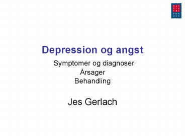 Depression og angst Symptomer og diagnoser 