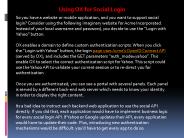 Using OX for Social Login